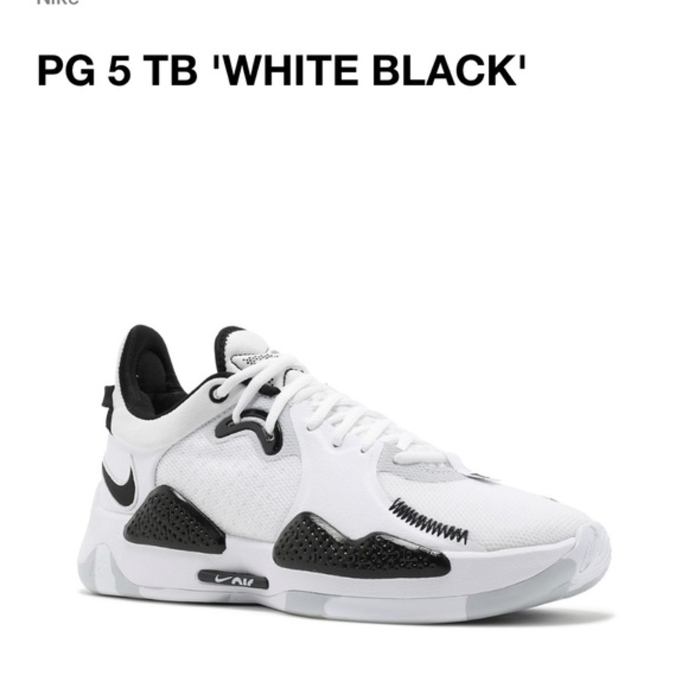 Nike PG 5 TB 'WHITE BLACK